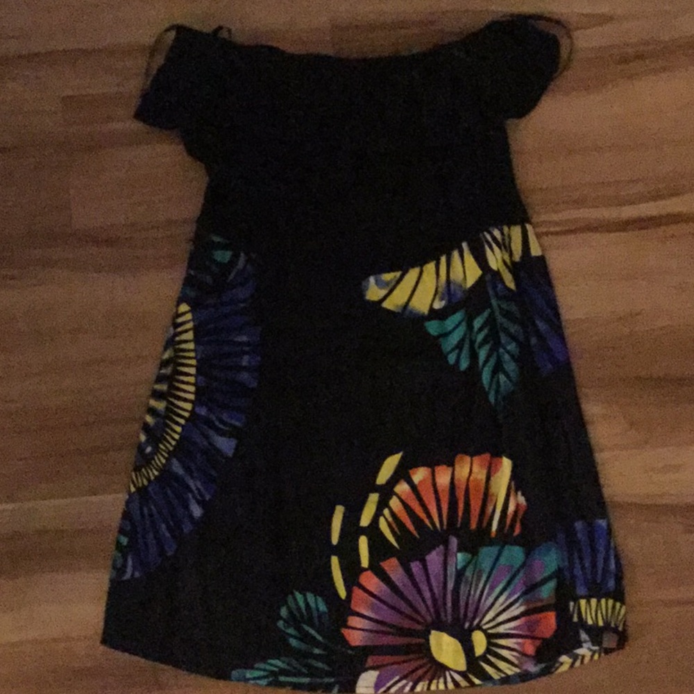 Forever 21 strapless floral dress